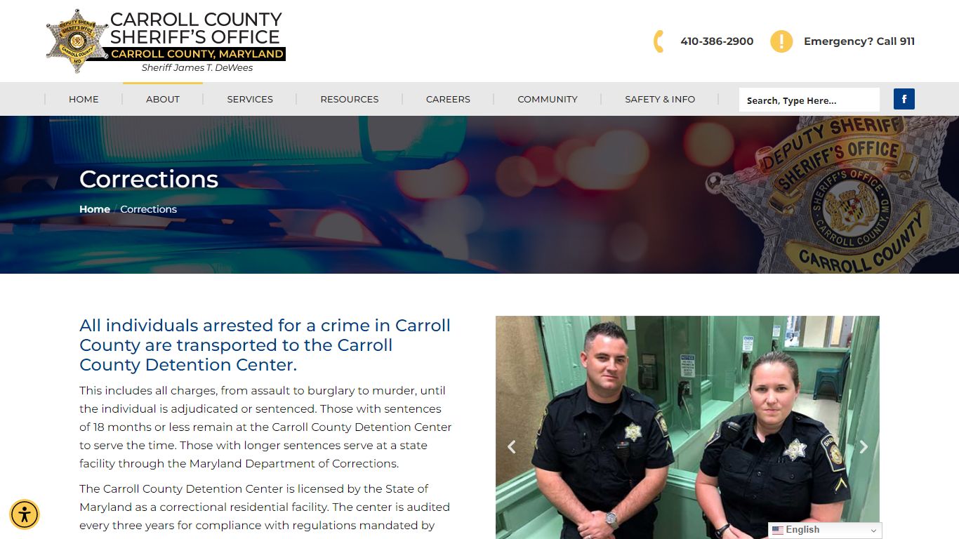 Corrections - Carroll County Sheriff’s Office